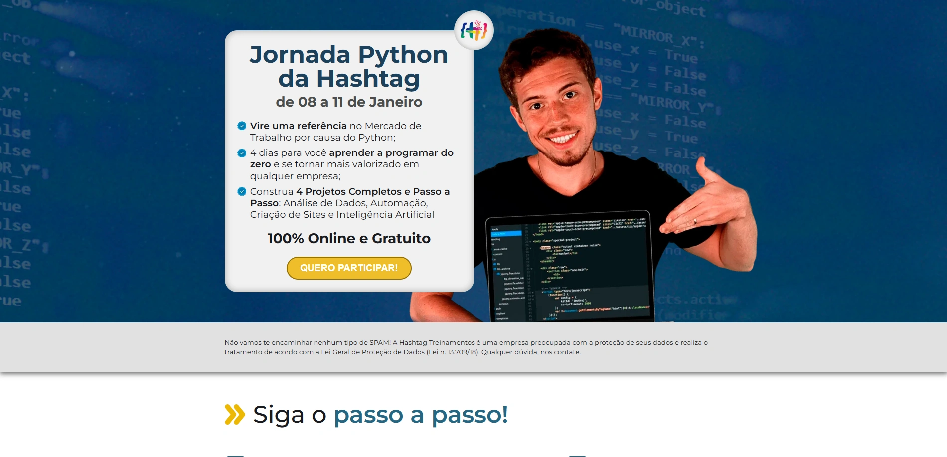 Landing page Sass